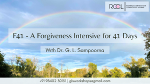 F41 – A Forgiveness Intensive for 41 Days