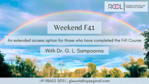 Weekend F41 – A Forgiveness Intensive for 41 Days